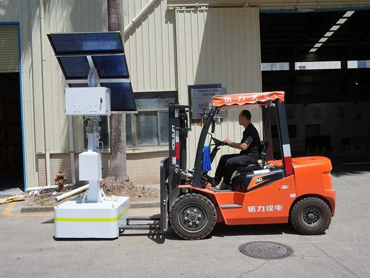 HiGUARD Solar CCTV Tower
