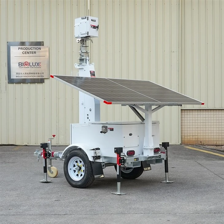 Job Site Security Camera Trailer factory