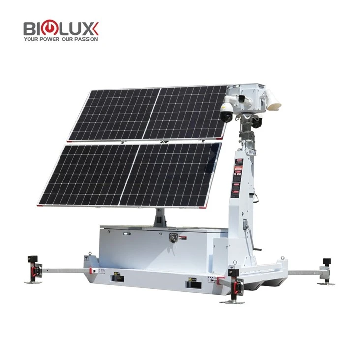 HiSKID Solar-Powered Surveillance Tower With Rapid-Deployment Telescopic Mast suppliers