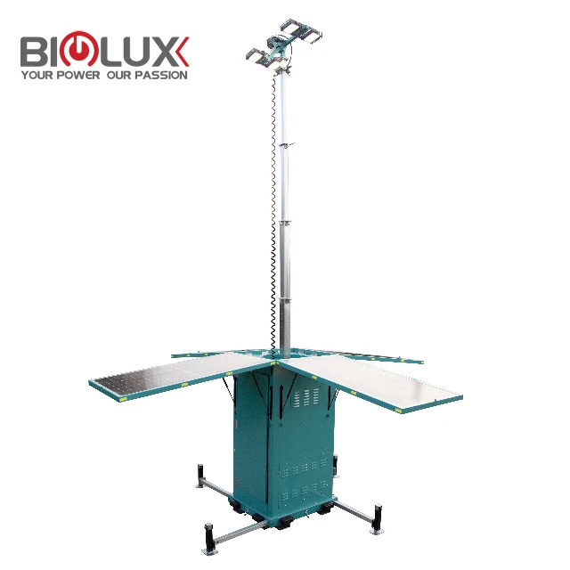 Portable Light Tower Cuboid LED Light Tower Ny stil