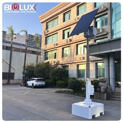 Off-Grid Mobile Deployable CCTV Tower Security Solution